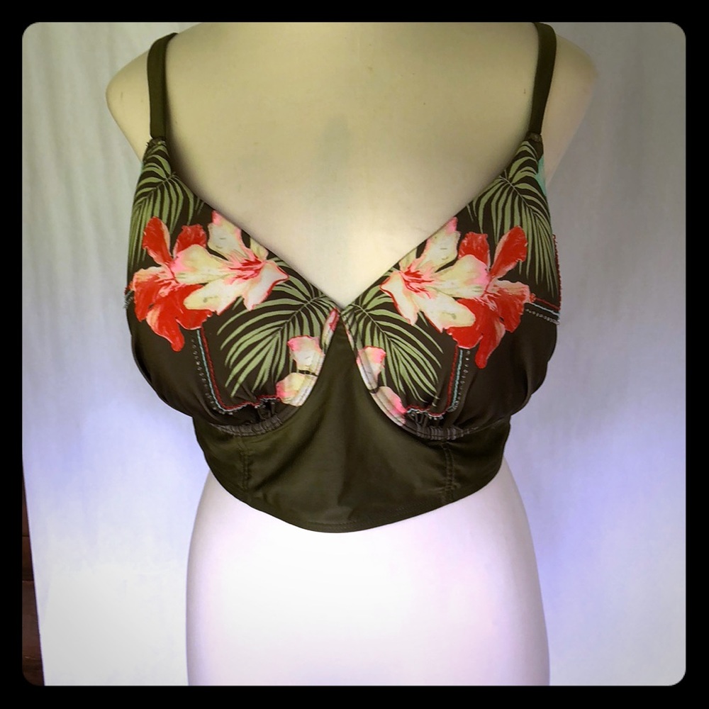 Cacique Underwire Bathing Bathing Suit Top